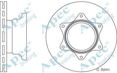 APEC BRAKING dsk2796 -  Тормозной диск